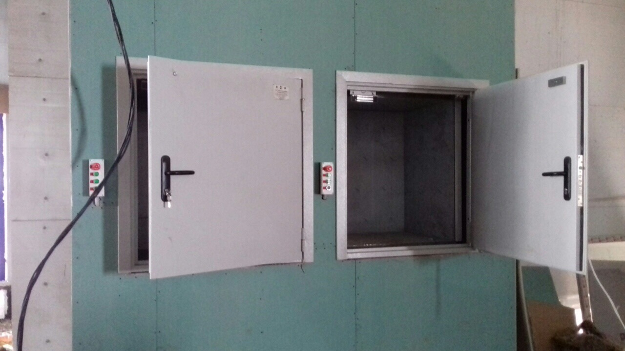 Подъемник грузовой в металлокаркасной шахте, 250 кг, Оренбург